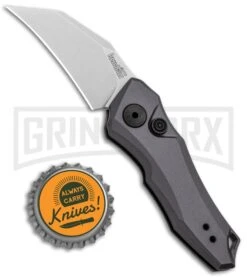 Kershaw Launch 10 Gray Automatic Knife CA Legal - Stonewash Plain -Knife Store Kershaw Launch 10 Auto Gray SW 7350 BHQ 94065 jr bottlecap large