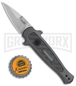 Kershaw Launch 12 CA Legal Black Automatic Knife - Stonewash Plain 7 Kershaw Launch 12 CA Legal Black Automatic Knife - Stonewash Plain -Knife Store Kershaw Launch 12 Call Legal Stiletto Auto Grey KER7130GRYSW BHQ 114624 jr bottlecap large