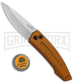 Kershaw Launch 2 Bronze Aluminum Automatic Knife - Stonewash Plain 7 Kershaw Launch 2 Bronze Aluminum Automatic Knife - Stonewash Plain -Knife Store Kershaw Launch 2 Auto Bronze Alum SW KER7200EBSW BHQ 90333 jr bottlecap large