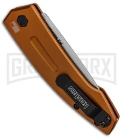 Kershaw Launch 2 Bronze Aluminum Automatic Knife - Stonewash Plain 6 Kershaw Launch 2 Bronze Aluminum Automatic Knife - Stonewash Plain -Knife Store Kershaw Launch 2 Auto Bronze Alum SW KER7200EBSW BHQ 90333 jr side large