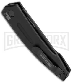 Kershaw Launch 2 Black Automatic Knife - Black Serr -Knife Store Kershaw Launch 2 Black Serr 7200BLKST BHQ 52154 jr side large