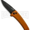 Kershaw Launch 3 Bronze Aluminum Automatic Knife - Black Plain