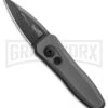 Kershaw Launch 4 Gray Automatic Knife CA Legal - Damascus Plain