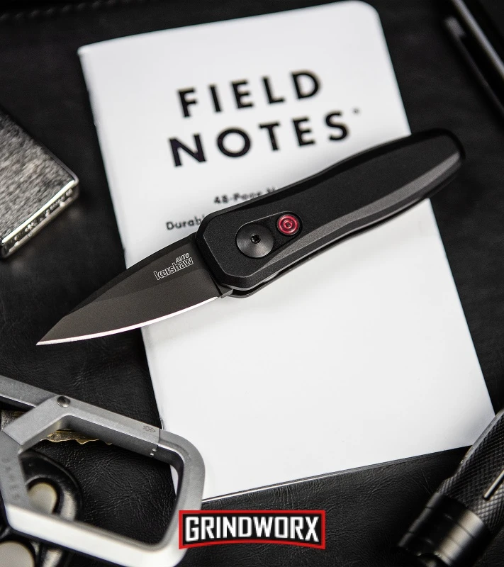 Kershaw Launch 4 Black Automatic Knife CA Legal - Black Plain 4 Kershaw Launch 4 Black Automatic Knife CA Legal - Black Plain - Image 4