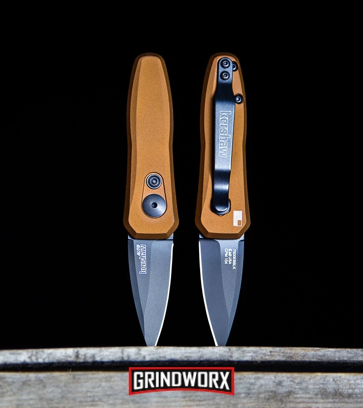 Kershaw Launch 4 Bronze Automatic Knife CA Legal - Black Plain 5 Kershaw Launch 4 Bronze Automatic Knife CA Legal - Black Plain - Image 5