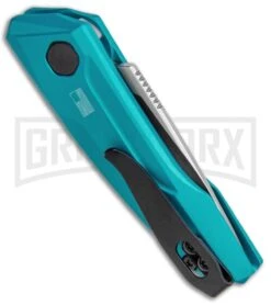 Kershaw Launch 9 Teal Automatic Knife CA Legal - Stonewash Plain 7 Kershaw Launch 9 Teal Automatic Knife CA Legal - Stonewash Plain -Knife Store Kershaw Launch 9 Auto Blue Working KER7250TEALSW BHQ 115103 jr side large 1