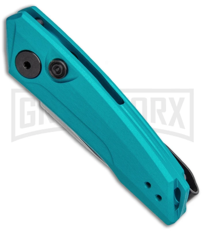 Kershaw Launch 9 Teal Automatic Knife CA Legal - Stonewash Plain 2 Kershaw Launch 9 Teal Automatic Knife CA Legal - Stonewash Plain - Image 2