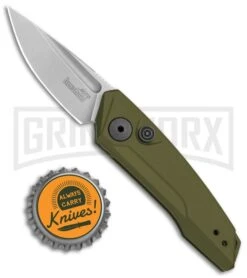 Kershaw Launch 9 OD Green Automatic Knife CA Legal - Stonewash Plain 7 Kershaw Launch 9 OD Green Automatic Knife CA Legal - Stonewash Plain -Knife Store Kershaw Launch 9 Auto OD Green Working KER7250OLSW BHQ 113298 jr bottlecap large