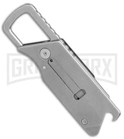 Kershaw Sinkevich Pub Carbon Fiber Folding Knife - Stonewash Plain -Knife Store Kershaw Sinkevich PUB cf sw 4036CF BHQ 52211 er side large