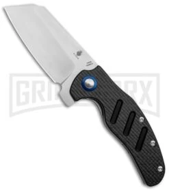 Kizer Vanguard Sheepdog XL Liner Lock Knife Carbon Fiber - Satin Plain