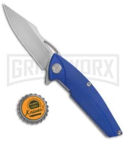 Kubey Locusts Blue G-10 Folding Knife - Satin Plain 7 Kubey Locusts Blue G-10 Folding Knife - Satin Plain -Knife Store Kubey Locusts LL Blue G 10 BHQ 117886 jr bottlecap large