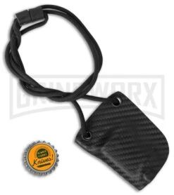Linos Kydex Boker Kalashnikov Neck Sheath W/ Black Cord - Carbon Fiber -Knife Store Linos Kydex Sheath for Boker Kalashnikov Neck Cord Carbon Fiber BHQ 68495 er bottlecap large