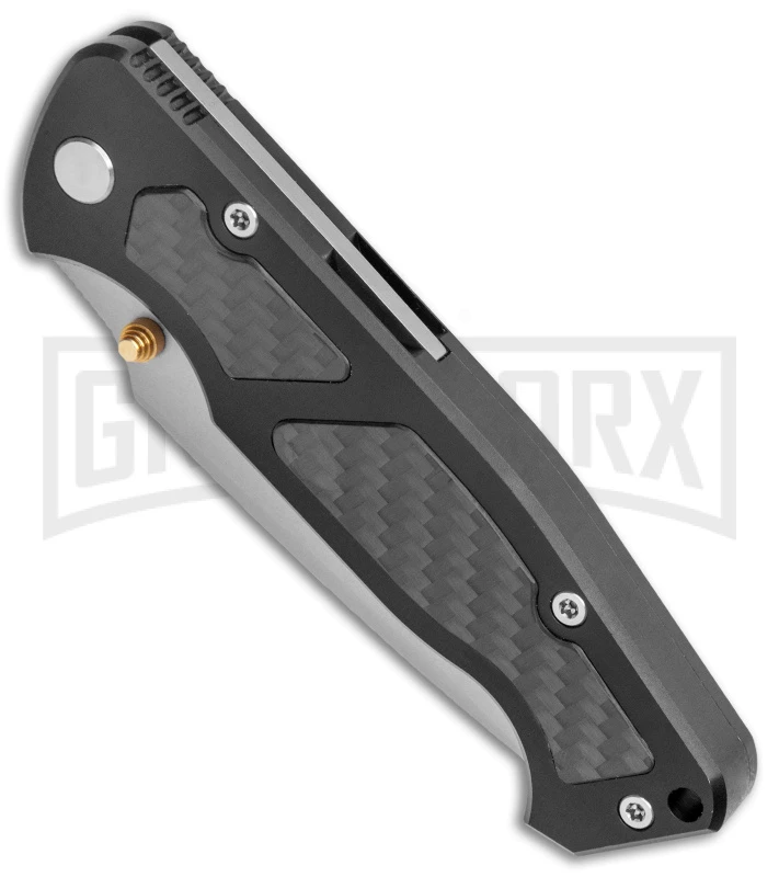 Delta Force M-14 D/A Black Carbon Fiber Tanto Knife - Bead Blast 2 Delta Force M-14 D/A Black Carbon Fiber Tanto Knife - Bead Blast - Image 2