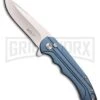 M-Tech USA Matador Blue Manual Folding Knife - Satin Plain