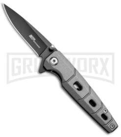 M&P Bodyguard Gray Folding Knife - Gray Ti Plain