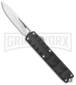 No Limit Knives Aardvark Black OTF Automatic Knife Black - Satin Plain