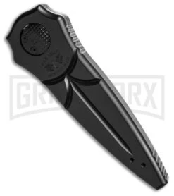 Front Page -Knife Store Paragon Warlock Folding Knife Black Aluminum 3in Black Sorcerer BHQ 68251 td spine large