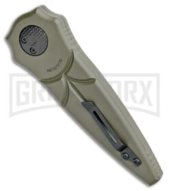 Paragon Warlock OD Green Gravity Knife - Black Sorcerer -Knife Store Paragon Warlock OD Green Aluminum Black Sorcerer BHQ 69125 jr side large