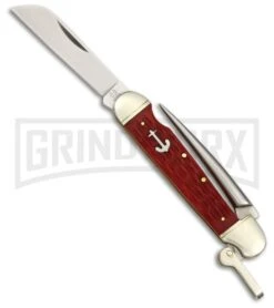 Rough Rider Marlin Spike Red Jigged Bone Pocket Knife