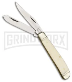 Rough Rider Mini Trapper White Bone Pocket Knife