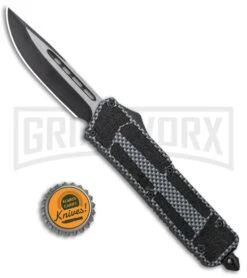 Rumble Sim Carbon Fiber D/A OTF Automatic Knife - Two Tone -Knife Store Rumble Sim CF DA OTF Auto TT GX 33732 jr bottlecap large