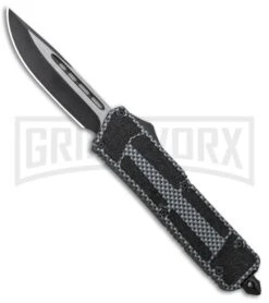 Rumble Sim Carbon Fiber D/A OTF Automatic Knife - Two Tone