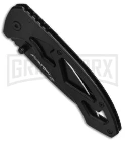 Smith & Wesson Black Folding Knife Combo - Set Of 2 -Knife Store Smith Wesson 2 Knife Black SWPROM 16 5CP BHQ 49196 jr knife 1 spine large