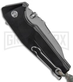 Smith & Wesson Black G-10 Tanto Folding Knife - Satin Plain -Knife Store Smith Wesson G 10 LL Black Satin SW603 BHQ 67523 jr side large