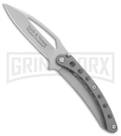 Smith & Wesson Gray Pock Protector Folding Knife - Gray Plain