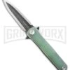 Stedemon HAN Folder Jade G-10 Liner Lock Knife - Two-Tone Plain