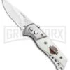 Super Knife Harley Davidson Automatic Knife (2" Satin) GA215PWT