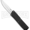 Thunder Black D/A OTF Automatic Knife - Satin Plain