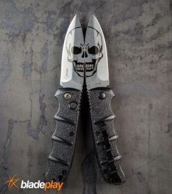 Boker Kalashnikov Skull Black Automatic Knife - D2 Dagger Stonewash Plain 11 Boker Kalashnikov Skull Black Automatic Knife - D2 Dagger Stonewash Plain -Knife Store Untitled 1Boker Skull Kalashnikov Dagger Automatic Knife BHQ75532 kp steel web large