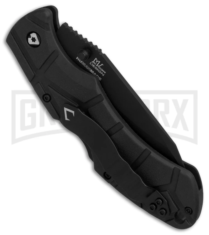 V Nives Rocky II Black FRN Folding Knife - Black Plain 2 V Nives Rocky II Black FRN Folding Knife - Black Plain - Image 2