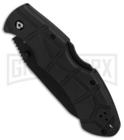 V Nives Rocky II Black FRN Folding Knife - Black Plain 6 V Nives Rocky II Black FRN Folding Knife - Black Plain -Knife Store V Nives Rocky II Black FRN black serr BHQ 82870 er spine large