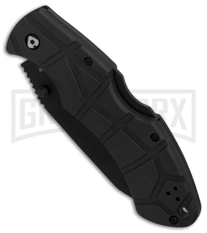V Nives Rocky II Black FRN Folding Knife - Black Plain 3 V Nives Rocky II Black FRN Folding Knife - Black Plain - Image 3