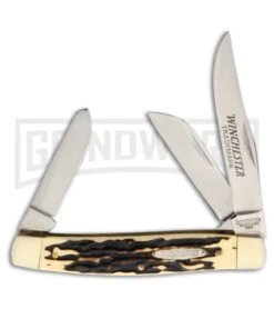 Winchester Stockman Sim. Stag Pocket Knife