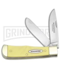 Winchester Trapper Smooth Yellow Pocket Knife