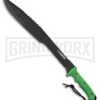 Z-Hunter Assailant Green Machete - Black Plain