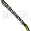 Z-Hunter Craniums Green Machete - Black Plain