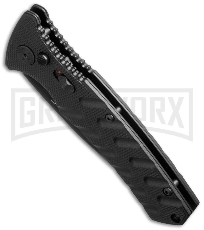 Boker Plus Strike Manual Knife - Tanto Black Serr 2 Boker Plus Strike Manual Knife - Tanto Black Serr - Image 2