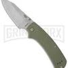 Boker Plus CLB XS Olive Green G-10 Folding Knife - Bead Blast Plain