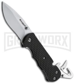 Boker Magnum First Responder Folding Knife - Satin Plain -Knife Store boker 01sc157 open1 large