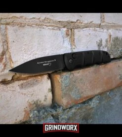 Boker Kalashnikov Black Automatic Knife - Black Plain -Knife Store boker kalashnikov 74 black kals74bk BHQ 3839 dl large