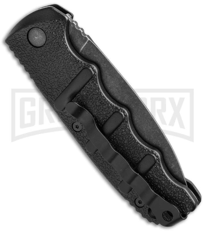 Boker Kalashnikov Black Automatic Knife - D2 Dagger Smokewash Plain 2 Boker Kalashnikov Black Automatic Knife - D2 Dagger Smokewash Plain - Image 2