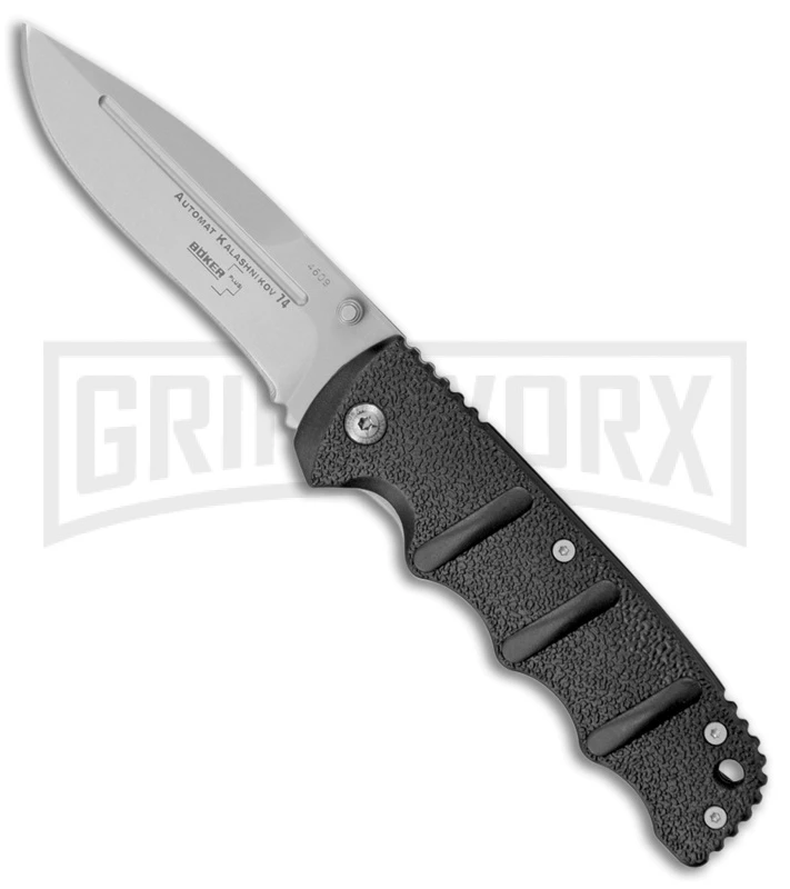 Boker Kalashnikov Manual Folding Knife Black -- Bead Blast Plain 1 Boker Kalashnikov Manual Folding Knife Black -- Bead Blast Plain
