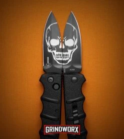 Boker Kalashnikov Skull Black Automatic Knife - Dagger Black Plain 14 Boker Kalashnikov Skull Black Automatic Knife - Dagger Black Plain -Knife Store boker kalashnikov skull dagger blk BHQ 48870 dl large