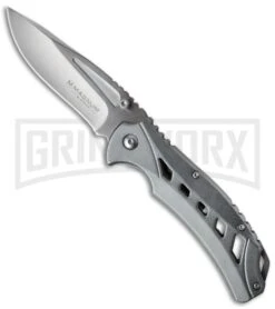 Boker Magnum 01LG450 Graymen Folding Knife - Satin Plain