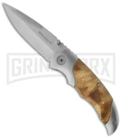 Boker Magnum Hawk Folding Knife - Satin Plain