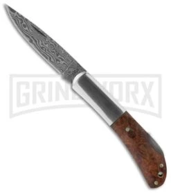 Boker Magnum King Folding Knife - Damascus Plain